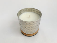 Load image into Gallery viewer, Limited edition chrome Spa - Eucalyptus leaves, spicy bay and clove essential oil candle
