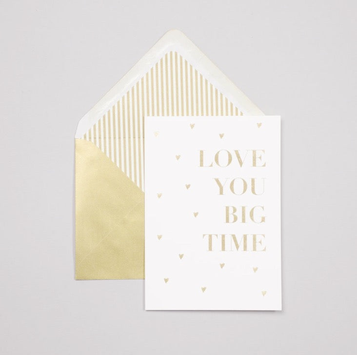 ‘Love you big time’ card by Megan Claire