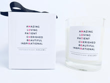Load image into Gallery viewer, Limited edition Mother&#39;s Day candle - Geranium and lemongrass essential oil candle
