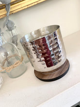 Load image into Gallery viewer, Limited edition chrome Allure Me -   Pine needle, eucalyptus, orange, lime, clove and peppermint essential oil candle
